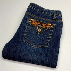 SUGAR DOLL BOOT JEANS FLAP POCKET 9/30x32 🦋